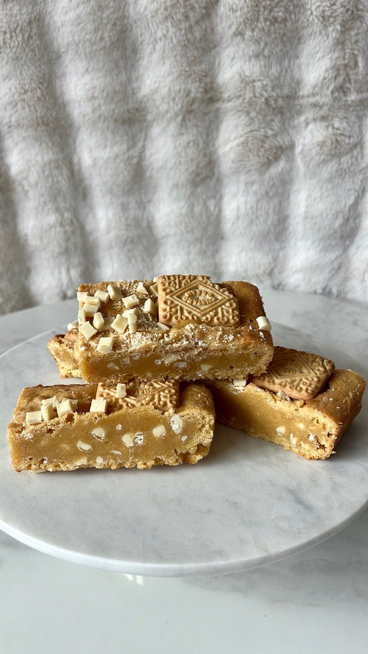 Custard Cream Blondie