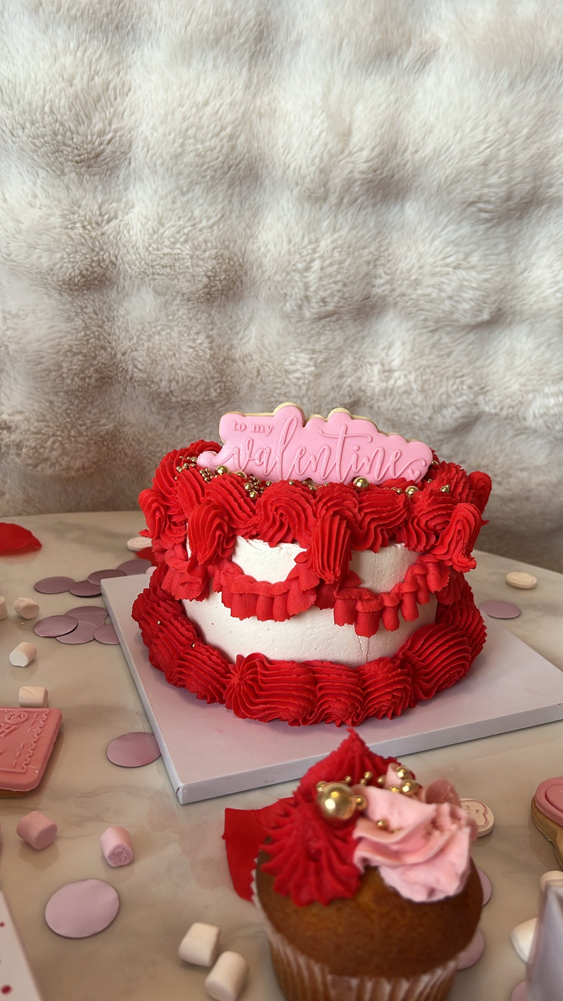 Valentines mini vintage cake (COLLECTION ONLY)